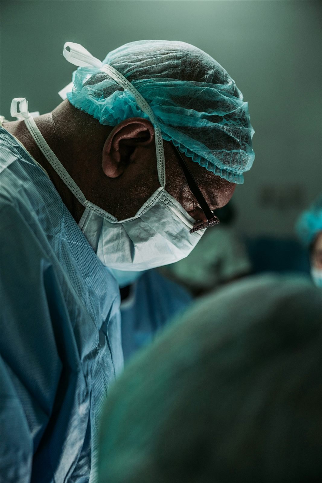 Surgeon in a medical practice